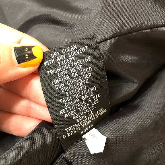 Kasper Pinstripe Blazer Women’s 12 Large Blue 2 Button Corpcore Preppy Office - Picture 9 of 15